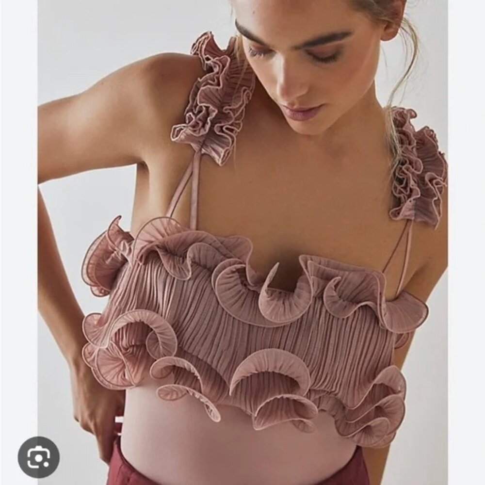 Free People For the Frill Of It Bodysuit